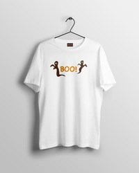 RULED BOO! Oversized T-Shirt – Halloween Streetwear India - white, s
