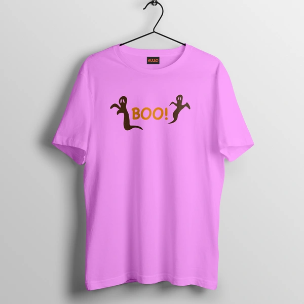 RULED BOO! Oversized T-Shirt – Halloween Streetwear India - lavender, l