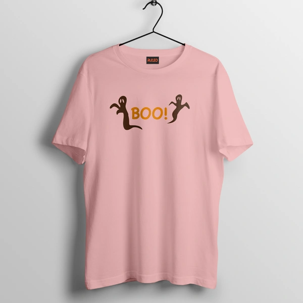 RULED BOO! Oversized T-Shirt – Halloween Streetwear India - baby pink, s