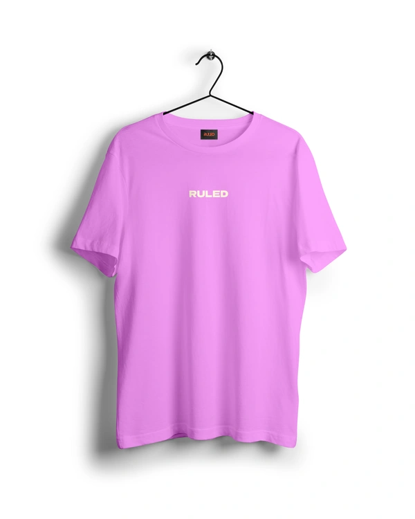 RULED WHAT PRESSURE? Oversized T-Shirt - lavender, m