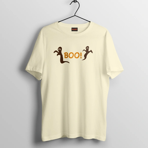RULED BOO! Oversized T-Shirt – Halloween Streetwear India - off white, xxl