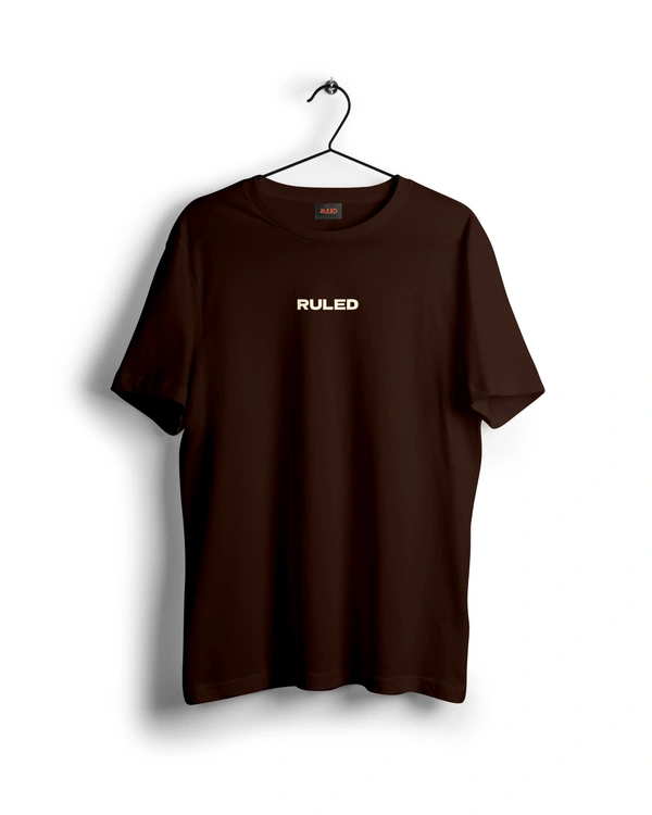 RULED WHAT PRESSURE? Oversized T-Shirt - brown, m