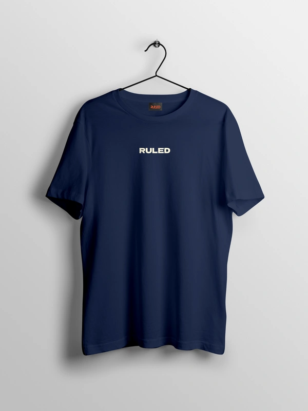 RULED Stay Alive Skeleton Oversized T-Shirt  | RULED - navy blue, m