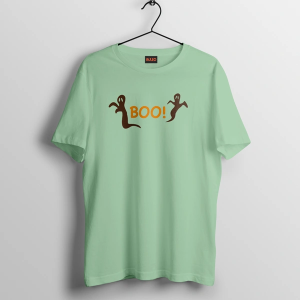 RULED BOO! Oversized T-Shirt – Halloween Streetwear India - sage green, l