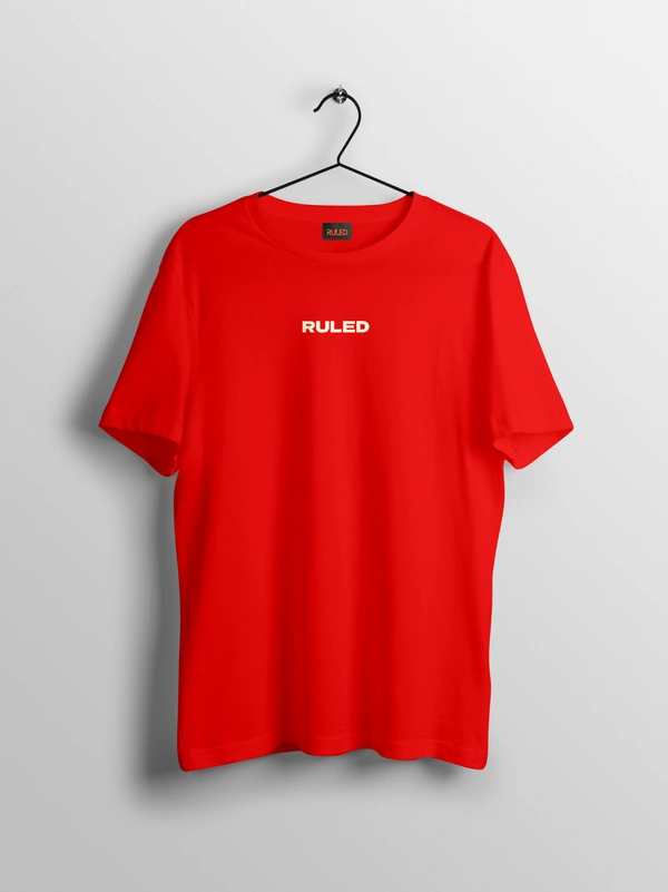 RULED Stay Alive Skeleton Oversized T-Shirt  | RULED - red, l