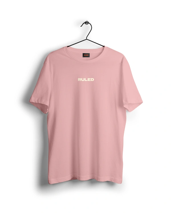 RULED WHAT PRESSURE? Oversized T-Shirt - baby pink, m