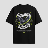 RULED Chroma Beauty Oversized T-Shirt –  Butterfly Edition - black, l