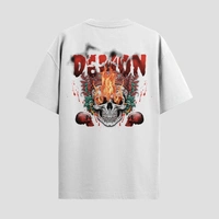 RULED Demon Lord – Flames of the Underworld Tee🔥💀😈 - white, m