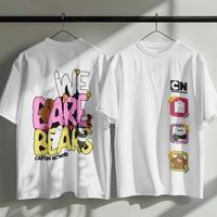 RULED We Bare Bears Cartoon Network Oversized T-Shirt - white, s