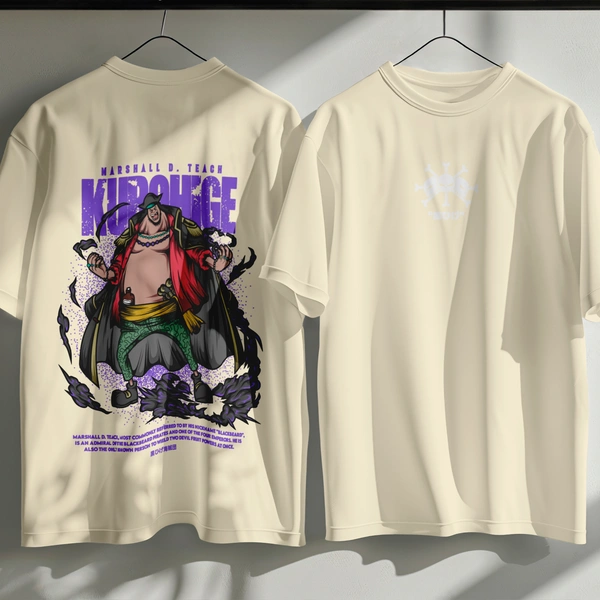 RULED Blackbeard's Wrath - One Piece Tribute Tee - offwhite, m