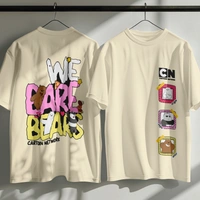 RULED We Bare Bears Cartoon Network Oversized T-Shirt - off white, m