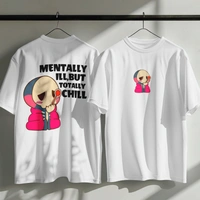 RULED Oversized Tee – Chill Graphic Streetwear  - white, m