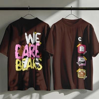 RULED We Bare Bears Cartoon Network Oversized T-Shirt - brown, m
