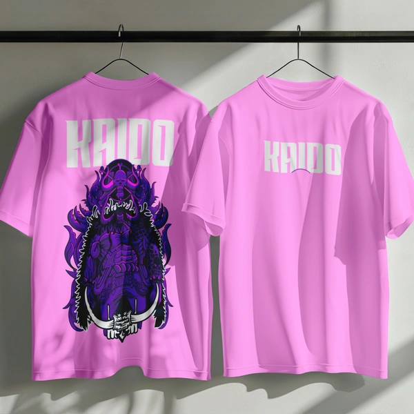 RULED Kaido Thunder Beast Oversized Tee - lavender, m