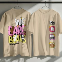 RULED We Bare Bears Cartoon Network Oversized T-Shirt - beige, m