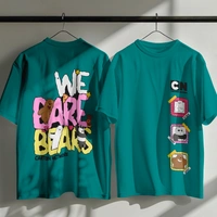 RULED We Bare Bears Cartoon Network Oversized T-Shirt - Teal, s