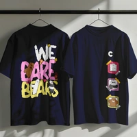 RULED We Bare Bears Cartoon Network Oversized T-Shirt - navy blue, m