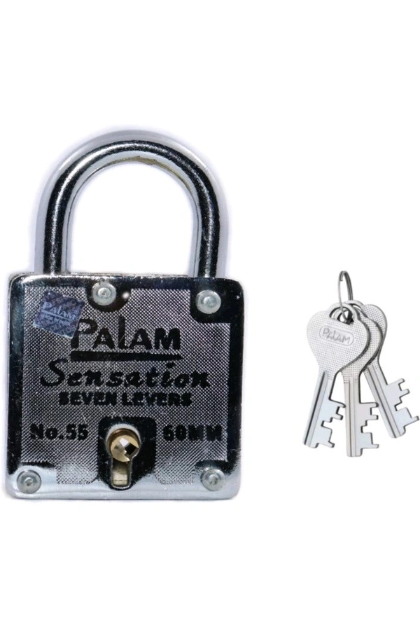 Palam Sensation 60mm Lock,  With 3 Keys.