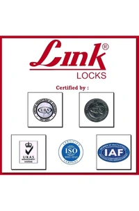 Link Round 50mm. Lock (Double Lock) with 3key.