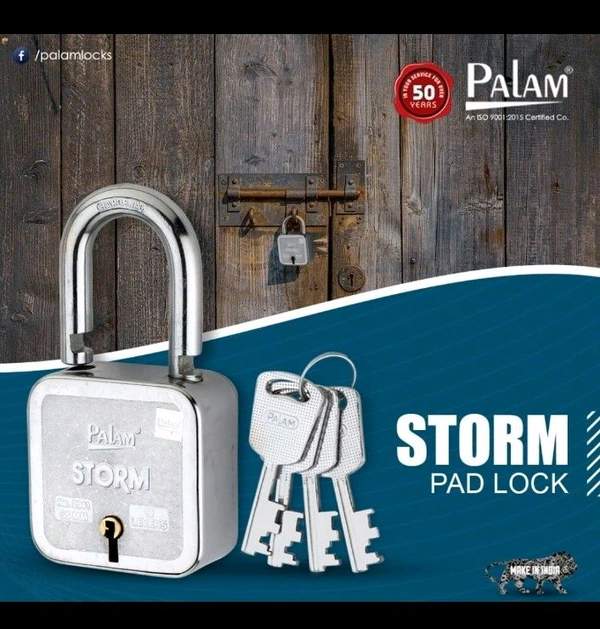 Palam Storm 65mm. Double Lock with 4key.