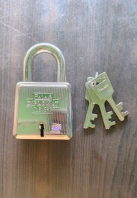 Palam Diplomat 70mm. Double Lock with 3key.
