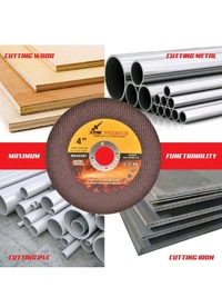Agni Premium 4" Iron, Steel Cutter Pack Of 50pcs.
