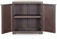 Next Plastic Cupboard  - Brown