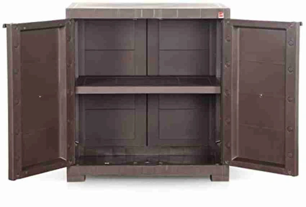 Next Plastic Cupboard  - Brown
