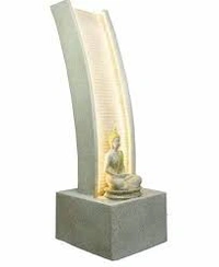 Buddha Fountain Murti  - Gray