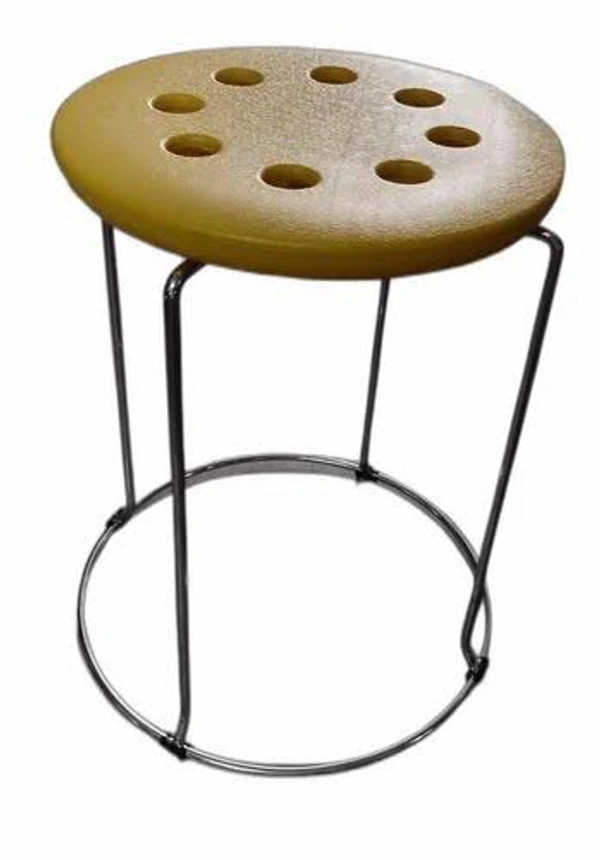 Plastic Bar Steel Stool - Green