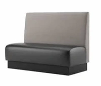 Restaurant 2 Seatet Corner Sofa - Brown