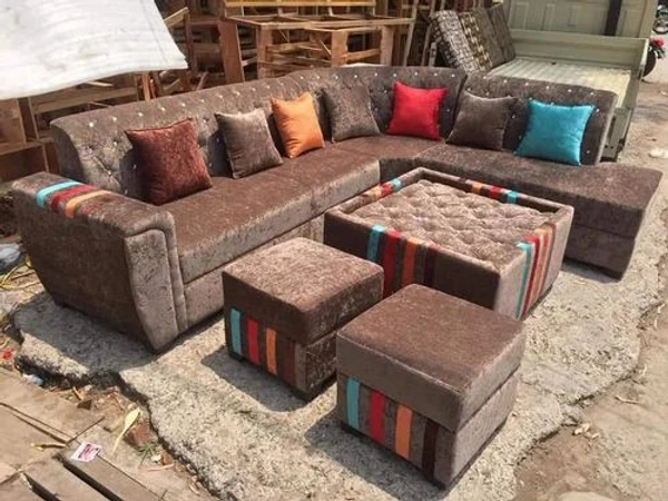 Sofa Set  - Brown