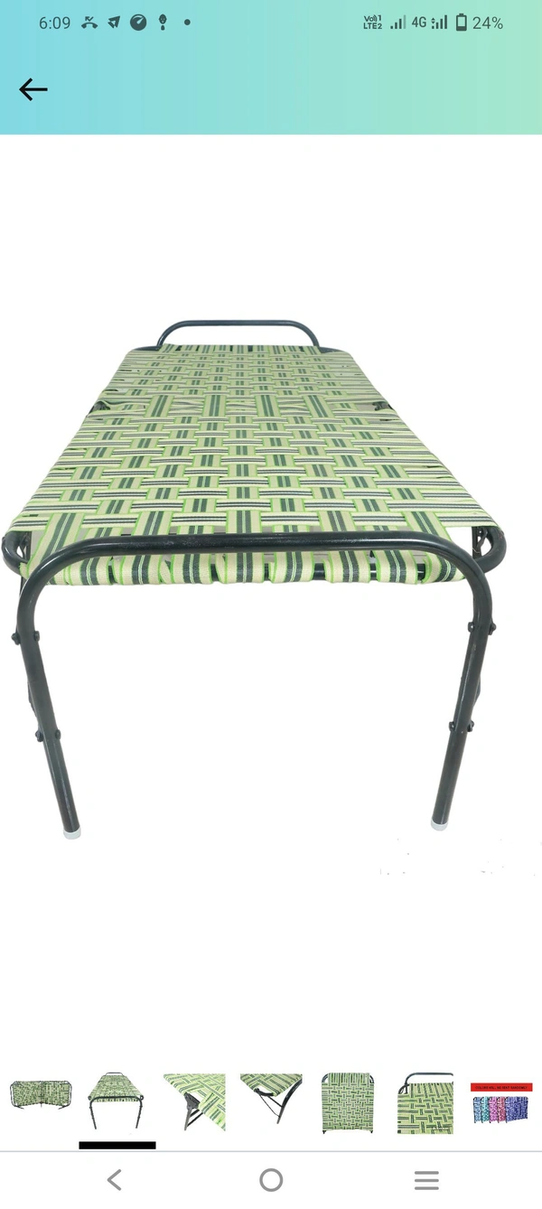 Net Folding Bed - Green