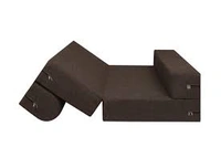 Fold Sofa Cum Bed - Brown