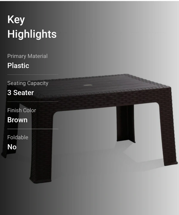 Fix Center Table  - Brown