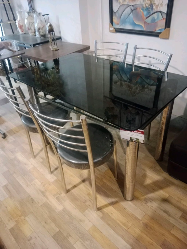 Dining Table  4 Seater  - Black