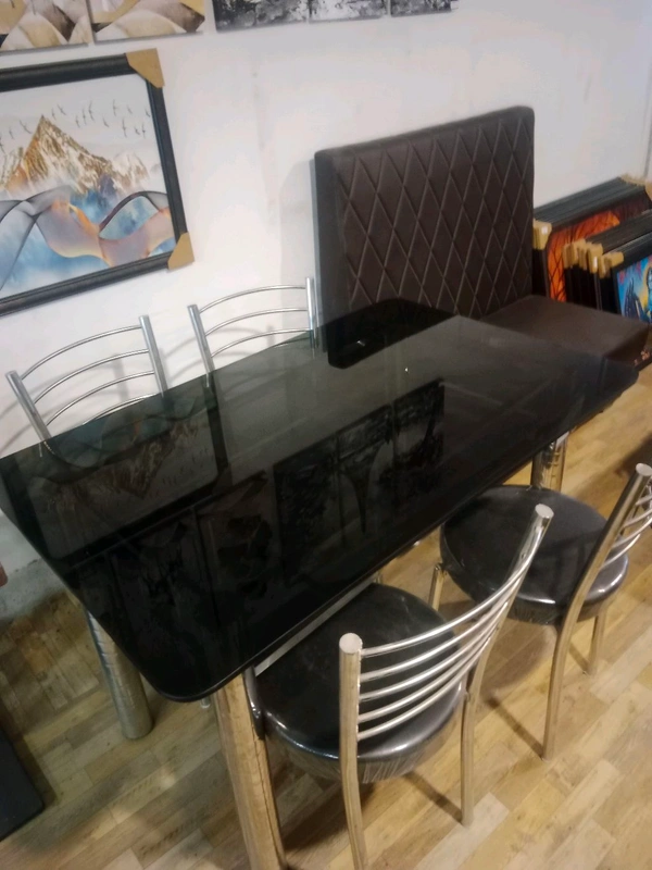 Dining Table  4 Seater  - Black