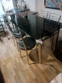 Dining Table  4 Seater  - Black