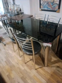 Dining Table  4 Seater  - Black