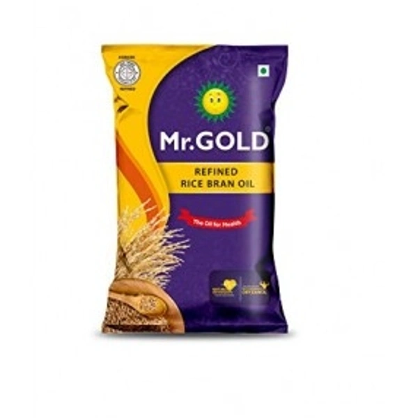 Mr Gold Ricebrand Oil - 1lit