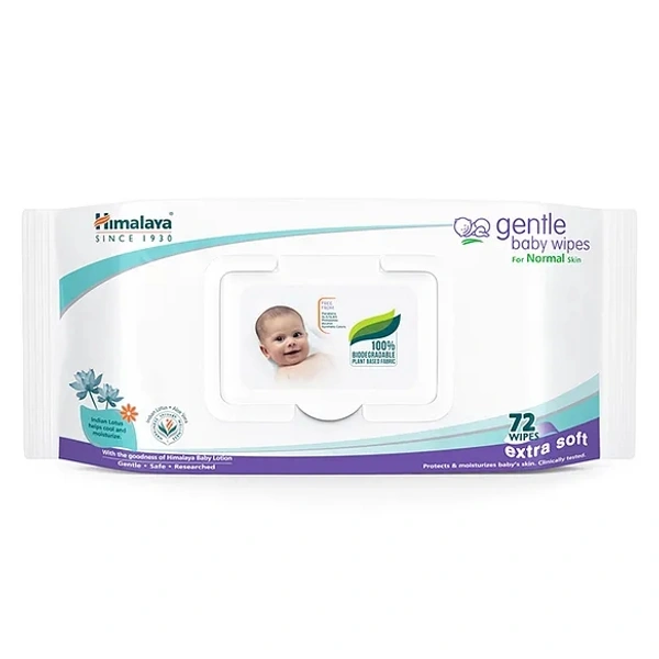 Himalaya Baby Wipes - 72wipes
