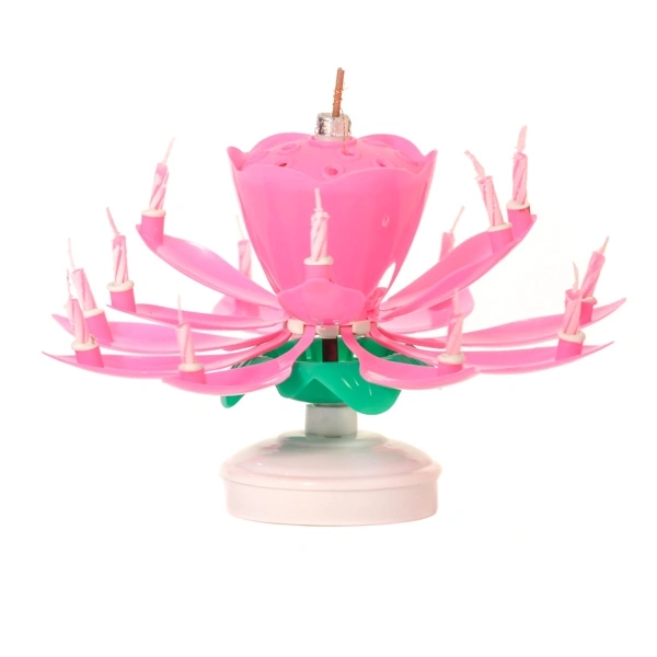 Flower Birthday Candle