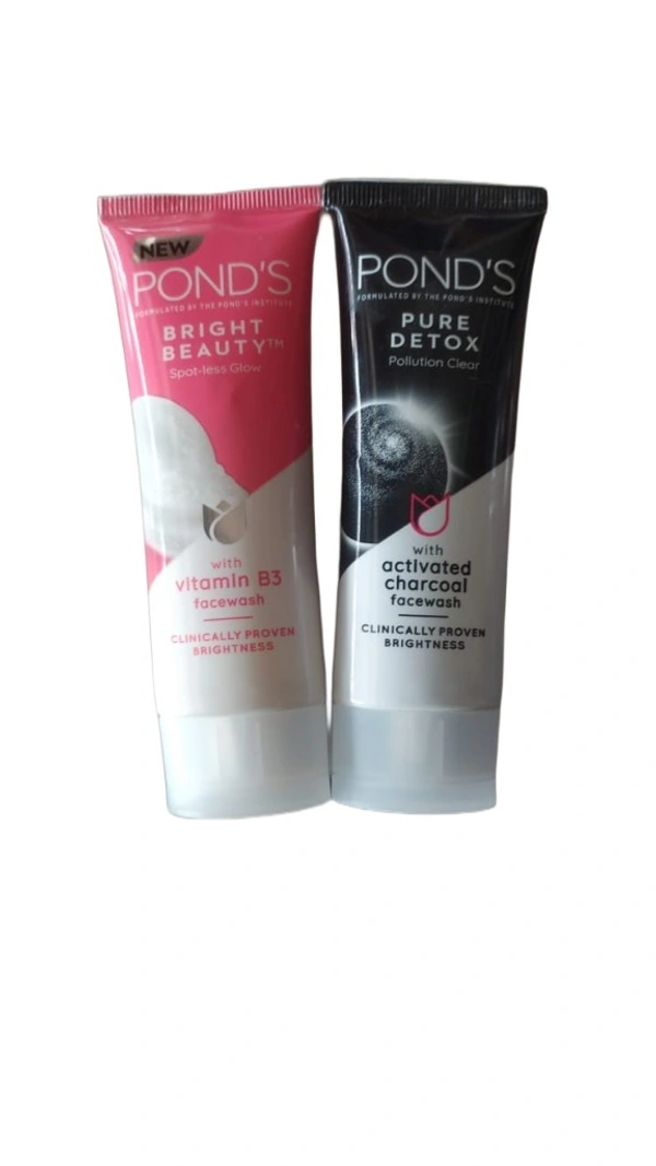 ponds face wash - pure & detox, 50g