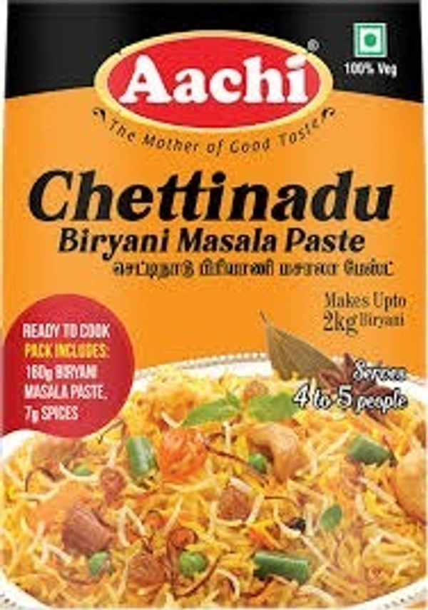 aachi biriyani paste - chettinadu, 160g