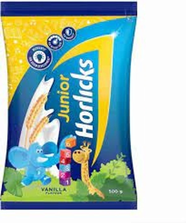 junior horlicks pouch - venilla, 500g