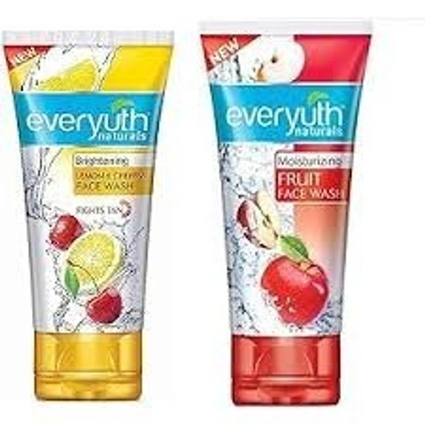 everyuth face wash - lemon & cherry, 50g