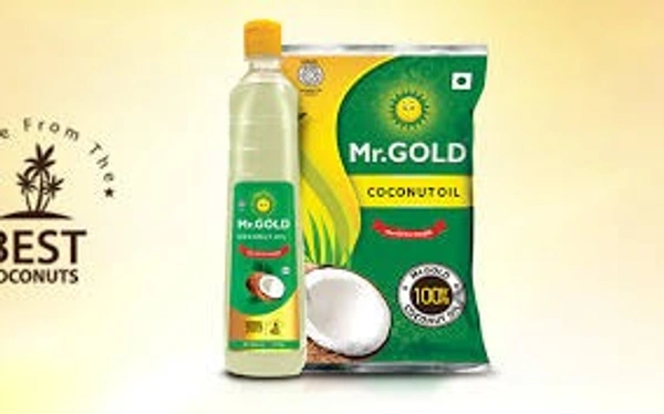 mrgold coconut oil - 500ml pouch