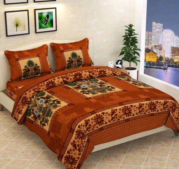 Dabal Bed Sheet Winter 2pilocover 1sheetSize 90×90 Pv20brown