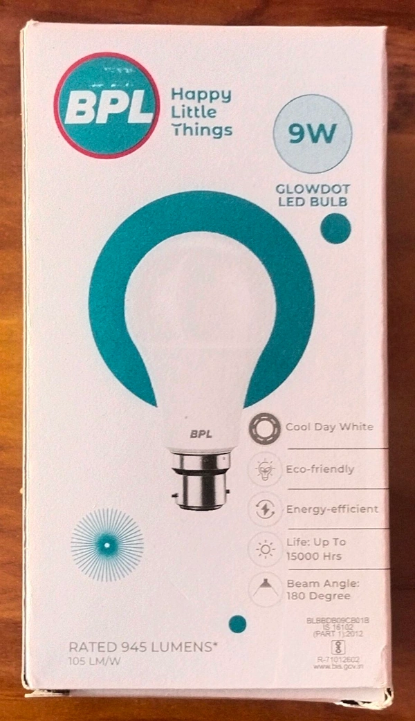 Bpl LED 1 Pcs 9 Wt