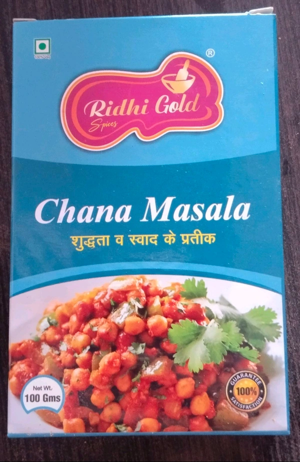 Ridhi Gold Chana Masala 100grm Pv5